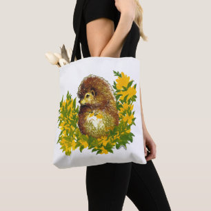 Cute Summer Hedgehog Critter Designed Fancy Bag