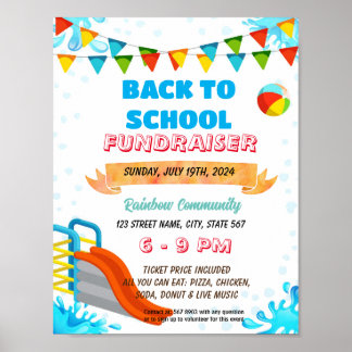 Cute Summer park theme flyer Poster