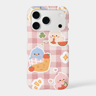 Cute Summer Picnic Birds Phone Case