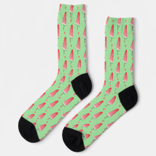 Cute Summer Popsicles Watermelon Pattern socks