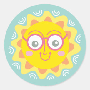 Cute Summer Sunshine Sticker