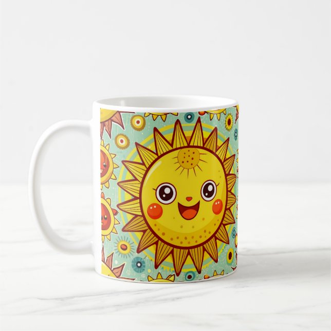 CUTE SUN COFFEE MUG (Left)