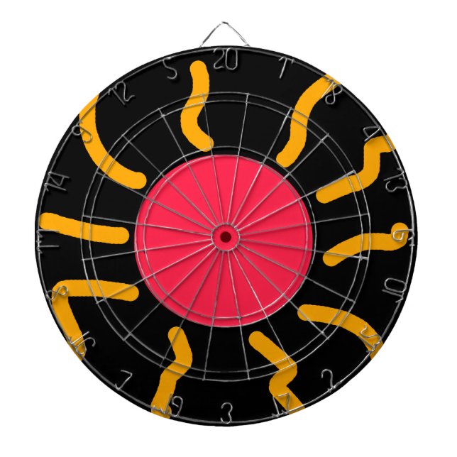Cute sun dartboard (Front)