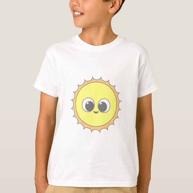 Cute Sun Drawing T-Shirt (Front)