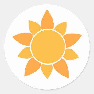 Cute sun flower Sticker