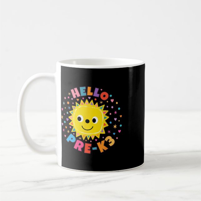 Cute Sun Hello Pre-k3  Coffee Mug (Left)