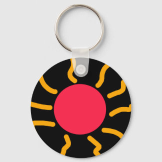 Cute sun key ring