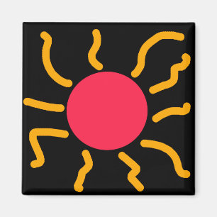 Cute sun magnet