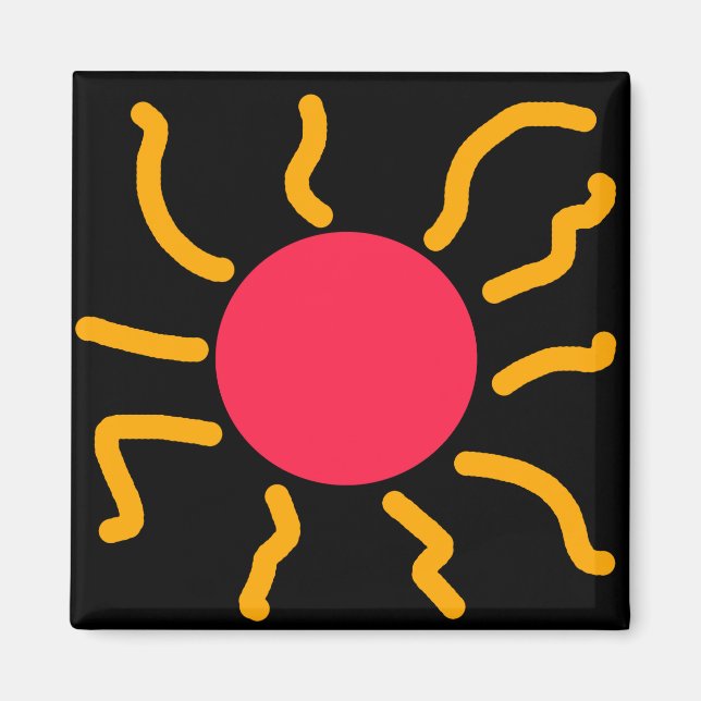 Cute sun magnet (Front)