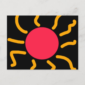Cute sun postcard