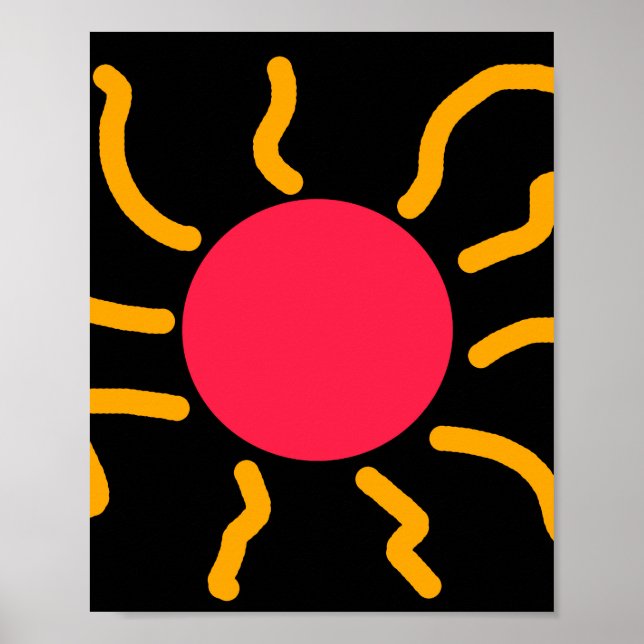 Cute sun poster (Front)