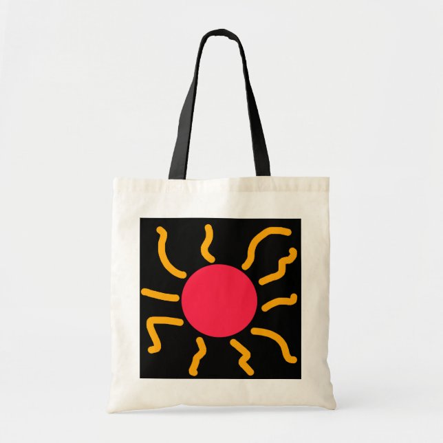 Cute sun tote bag (Front)
