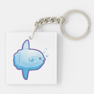 Cute Sunfish Key Ring