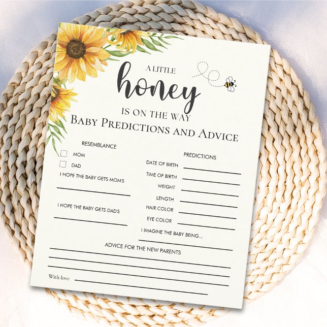 Cute Sunflower Bee Baby Shower (Creator Uploaded)