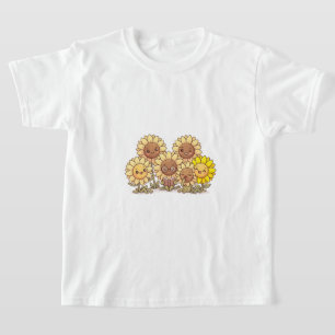 Cute Sunflower Friends T-Shirt