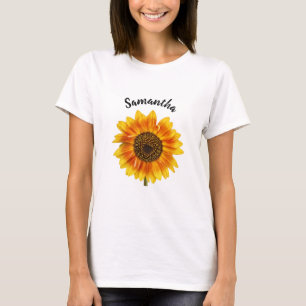 Cute Sunflower Personalised T-Shirt