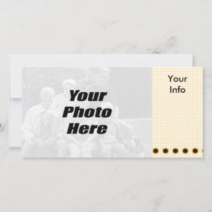 Cute Sunflower Photo Cards