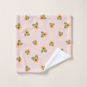 Cute sunflower  wash cloth