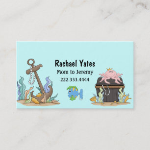 Cute Sunken Treasure Mummy Card