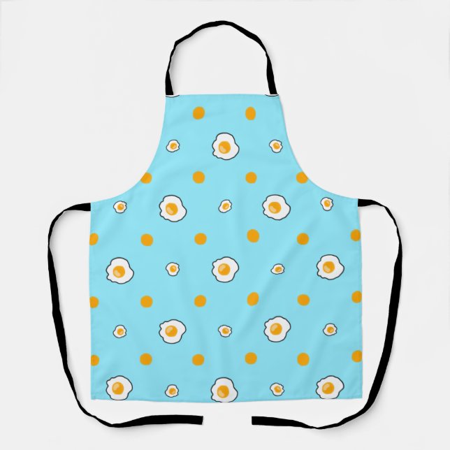 Cute Sunny Egg Yolka Dot Kitchen Apron (Front)