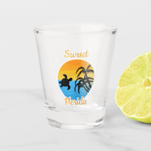Cute Sunset in Florida    Shot Glass