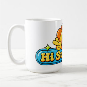 Cute Sunshine Kawaii Sun – Happy Summer Positive V Coffee Mug