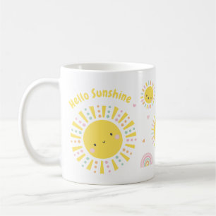 Cute Sunshine, rainbows and hearts Coffee Mug