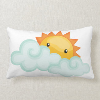 Cute Sunshine Throw Lumbar Pillow 13" x 21"
