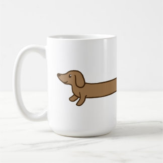 Cute Super Long Dachshund Mug