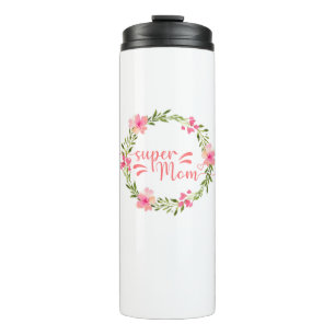 Cute Super Mum Thermal Tumbler