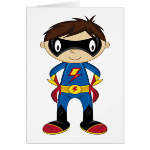 Cute Superhero Boy