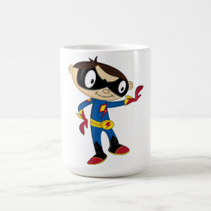 Cute Superhero Boy Coffee Mug