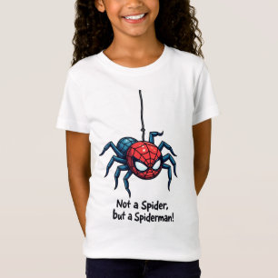 Cute Superhero Spider Design T-Shirt