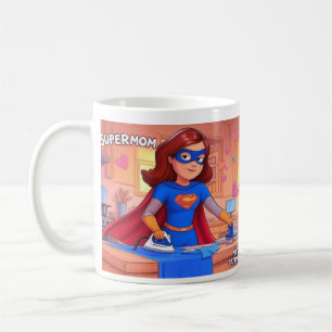 Cute Supermom Mug – Funny Gift for Mom