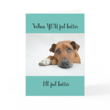 Cute Support Get Well Wishes Greeting