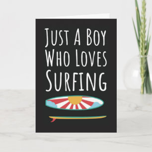 Cute Surfing Cards For Baby Boys Surfer Kids Ocean