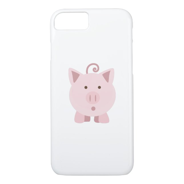 Cute Surprised Pig Case-Mate iPhone Case (Back)