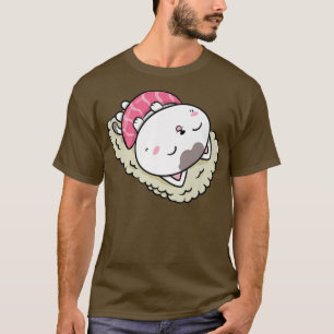 Cute Sushi Cat Kawaii Anime Neko Animal Pet Japan T-Shirt
