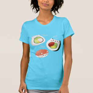 Cute Sushi Cat T-Shirt
