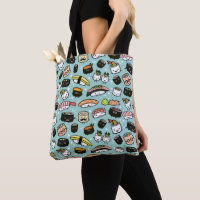 Cute Sushi Characters | Kawaii Sushi Patterned