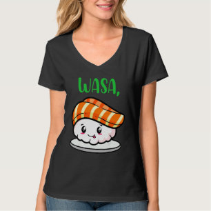 Cute Sushi Couple Apparel Funny Wasa Bae T-Shirt