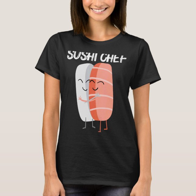 Cute Sushi For Men Women Japanese Cuisine Food   T-Shirt (Front)