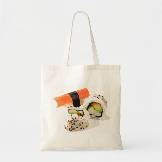 Cute sushi Japanese food Tote Bag (Front)
