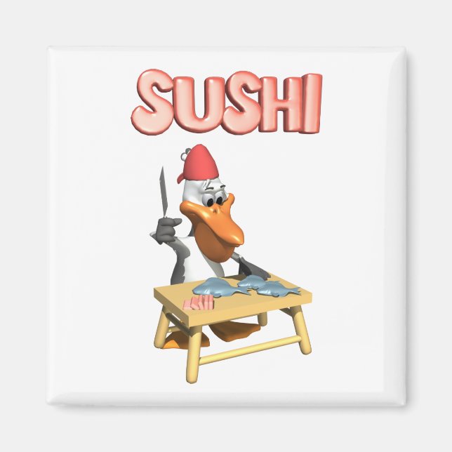 Cute Sushi Magnet 2 - Great Gift Idea (Front)