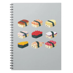 Cute Sushi Notebook