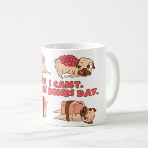 Cute Sushi Pug - No Bones Day Coffee Mug
