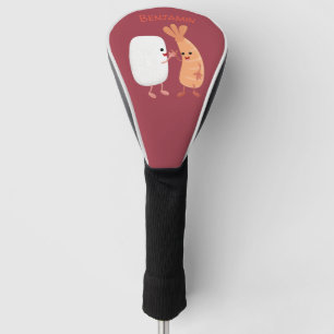 Cute sushi rice prawn friends cartoon golf head cover