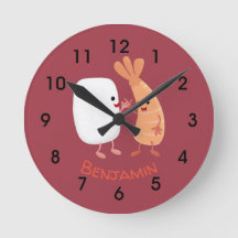 Cute sushi rice prawn friends cartoon