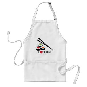 Cute Sushi Rolls - I Love Sushi Apron