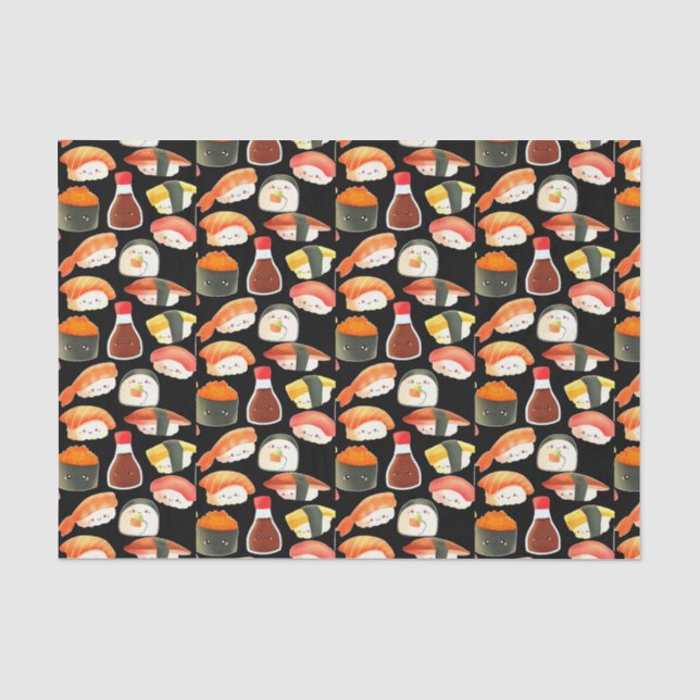 Cute Sushi Tissue Paper (Front)